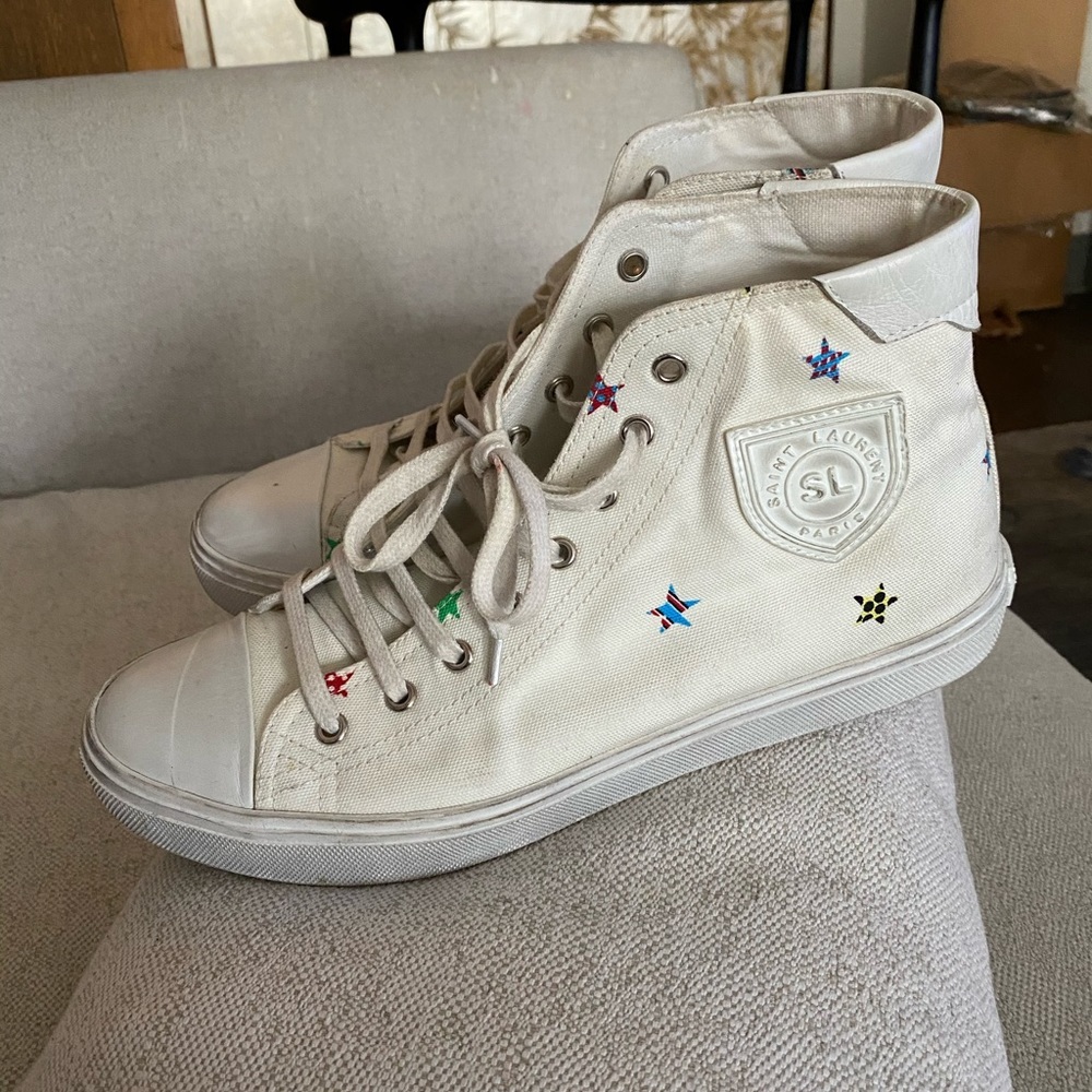 Saint Laurent Bedford Star High Top Sneaker - Picture 2 of 5